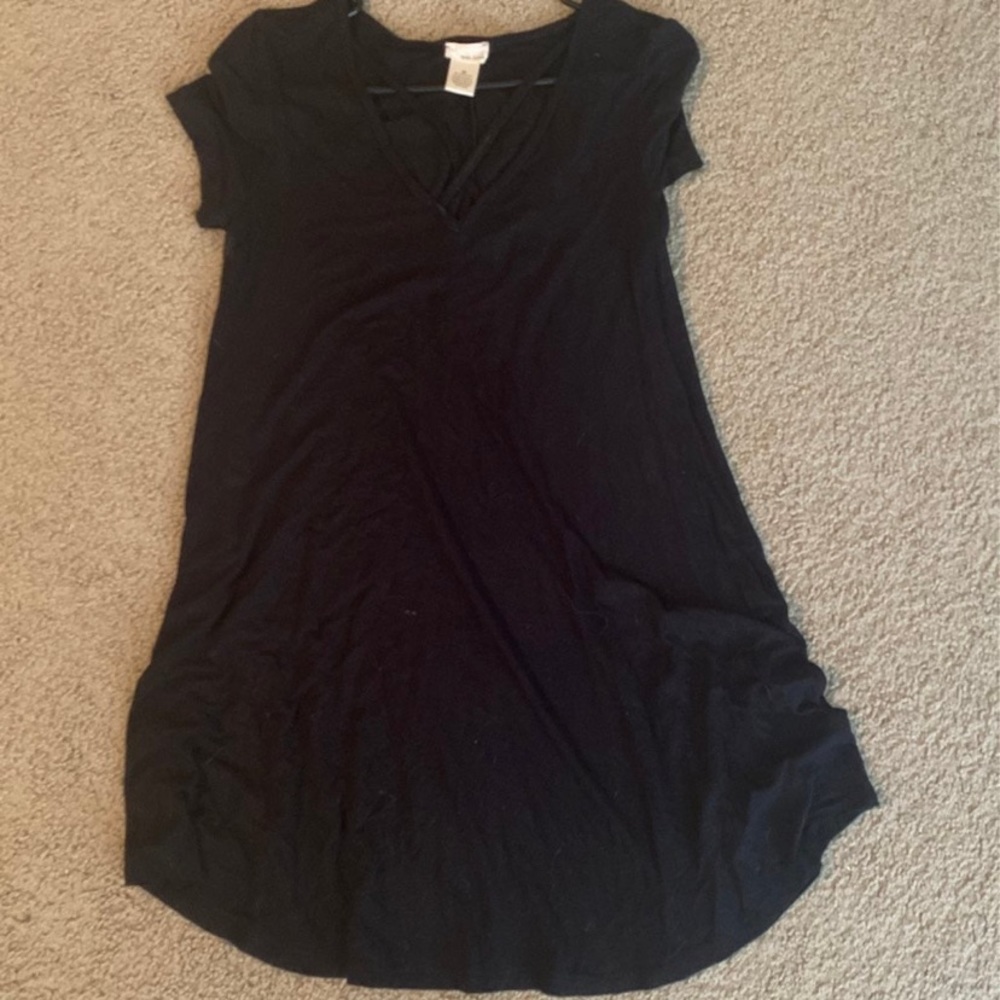 Wet Seal Black Strappy Dress